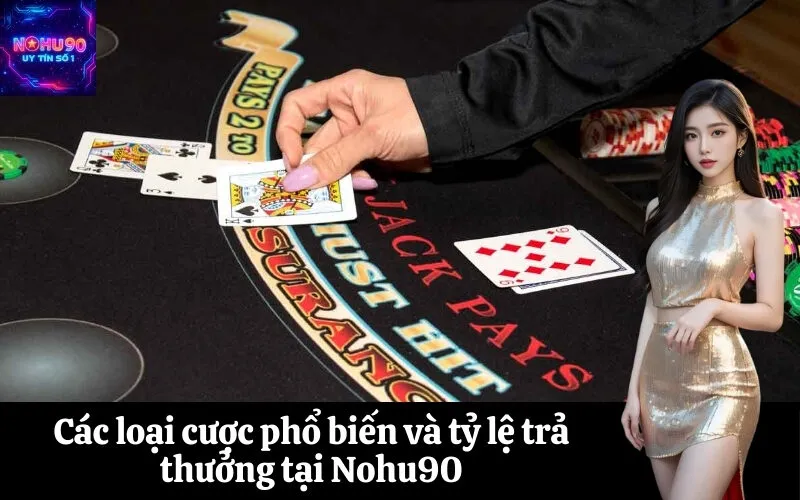 Các loại cược phổ biến và tỷ lệ trả thưởng tại Nohu90