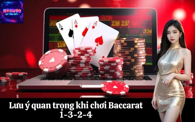 Lưu ý quan trọng khi chơi Baccarat 1-3-2-4