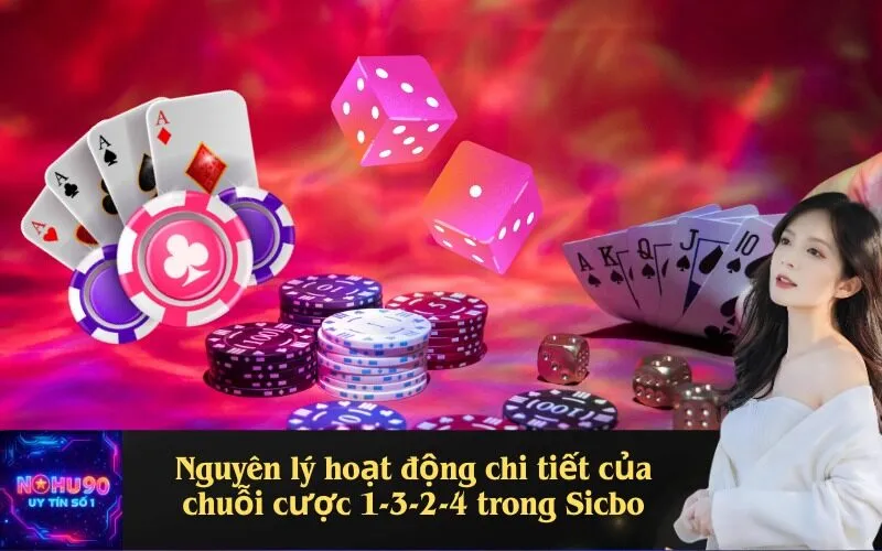 Nguyên lý hoạt động chi tiết của chuỗi cược 1-3-2-4 trong Sicbo 